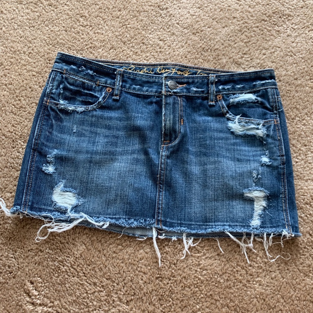 Ruehl Denim Mini Skirt sz 26